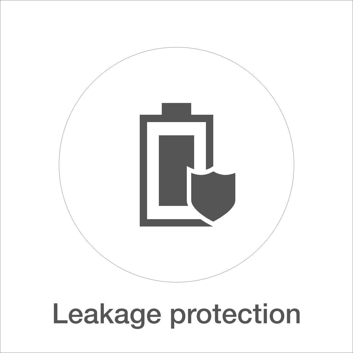 Leakage protection icon