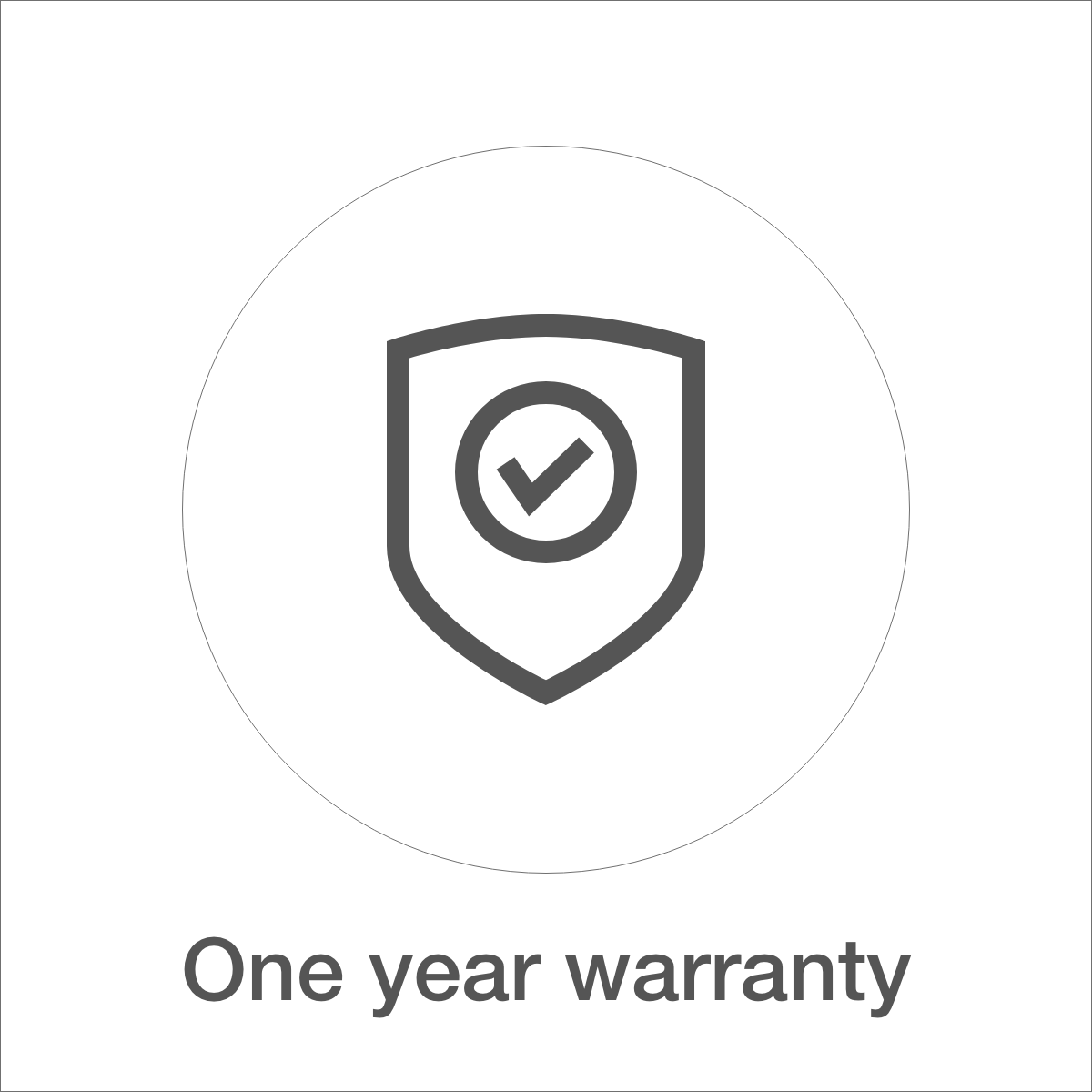 One year warranty icon