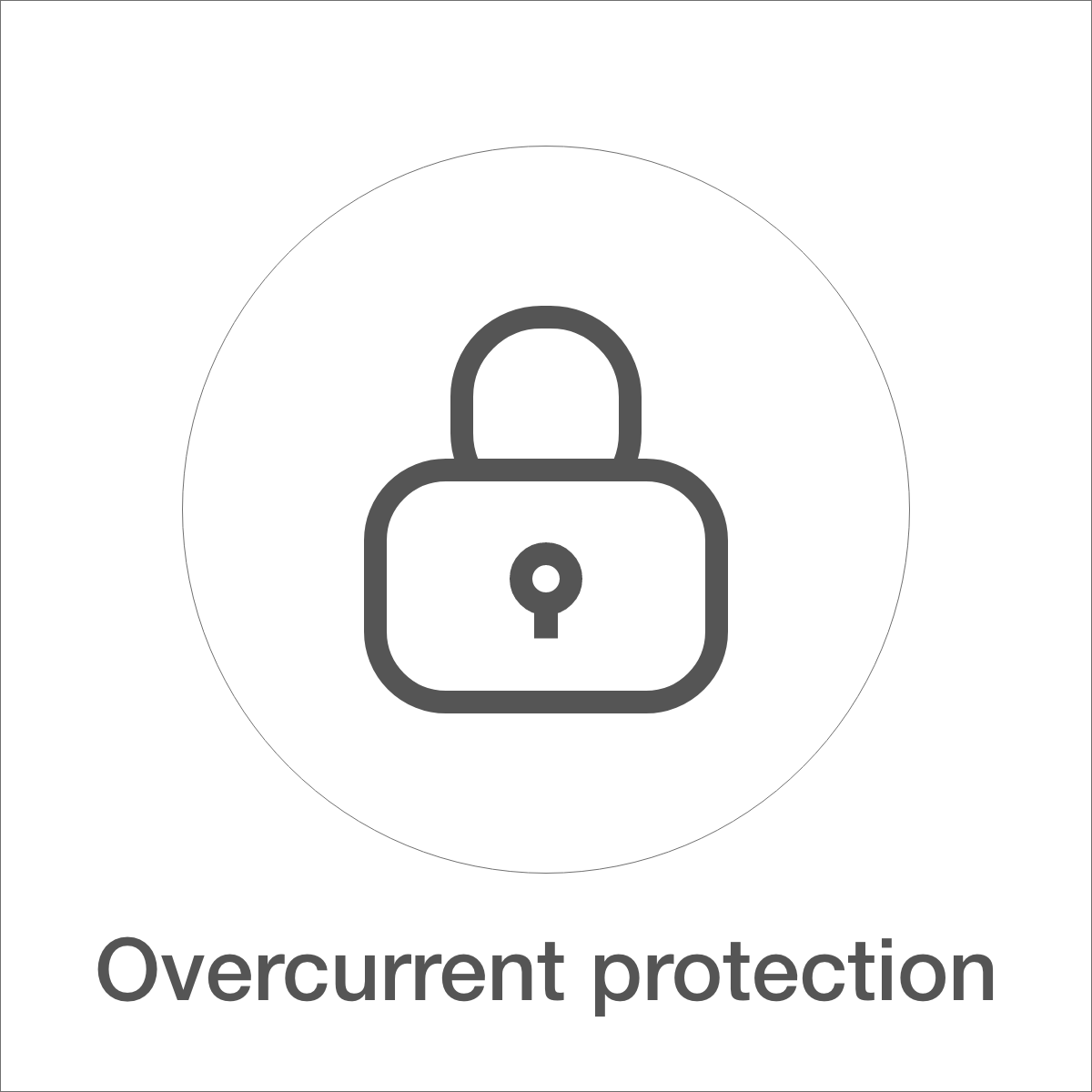 Overcurrent protection icon