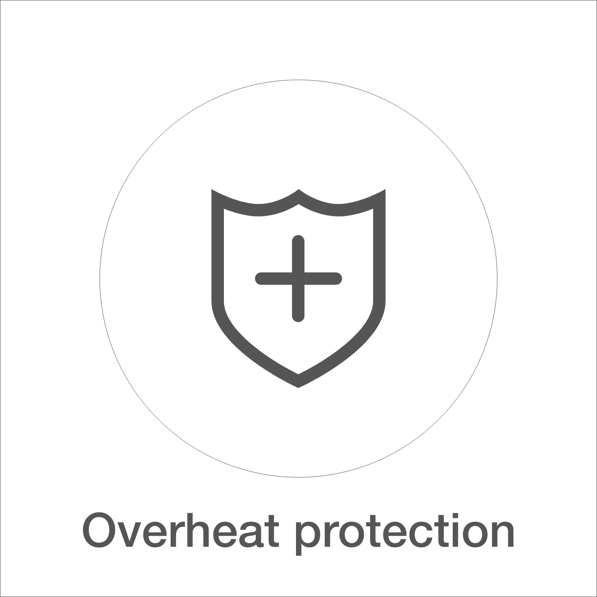 Overheat protection icon
