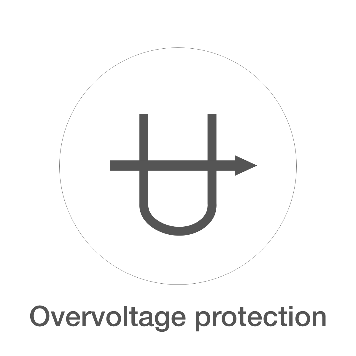 Overvoltage protection icon