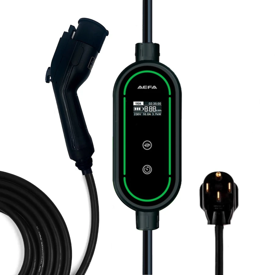 vhbw Câble de recharge type 2 vers type 2 compatible avec Volvo XC40  Recharge, XC60 PHEV voiture électrique - 1 phase, 32 A, 7 kW, 3 m