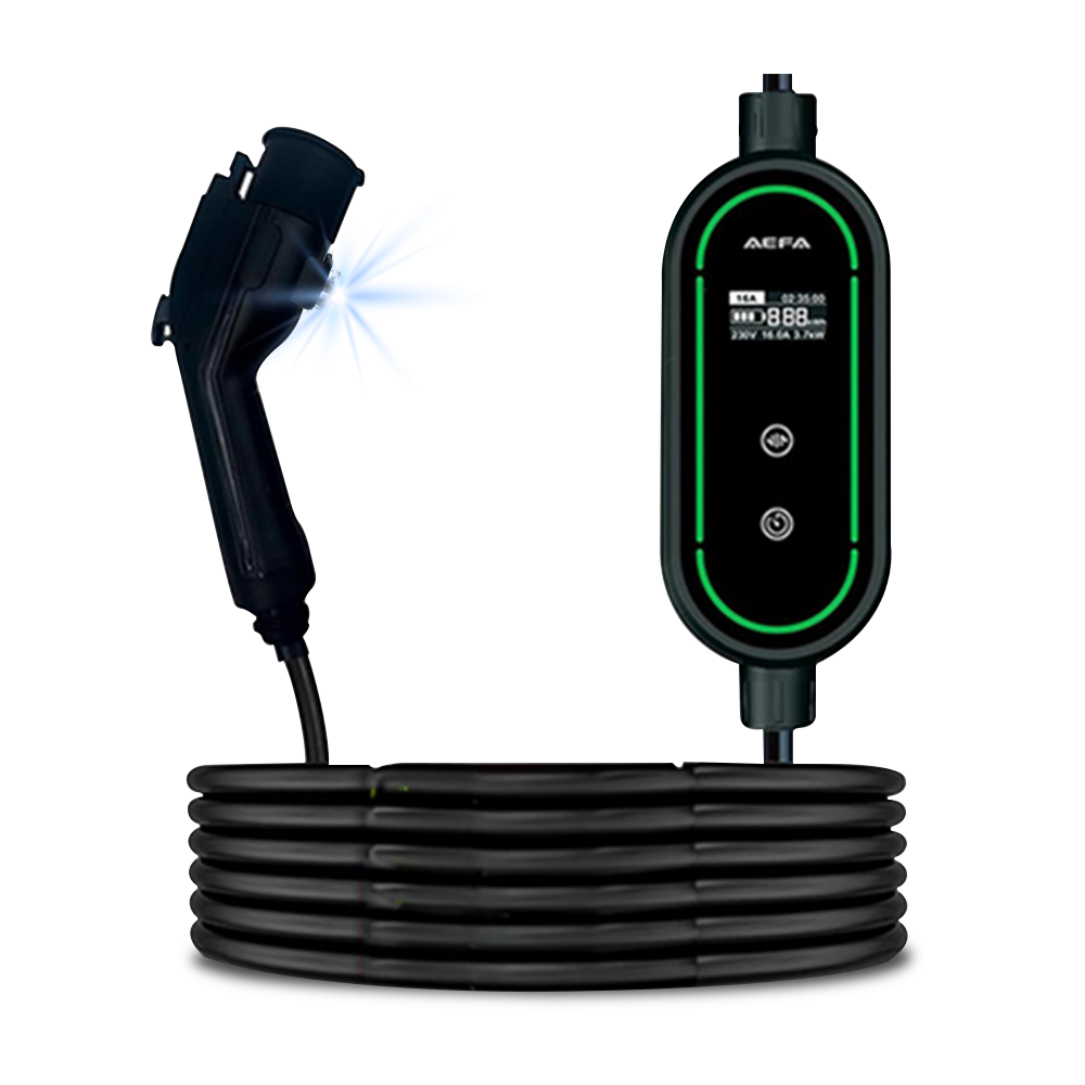 ev brand plug type wired with light